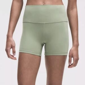 TNA Green High-Waisted biker Shorts